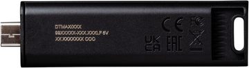 Kingston DATATRAVELER MAX SERIE 1TB USB-Stick (USB 3.2, Lesegeschwindigkeit 1000 MB/s)