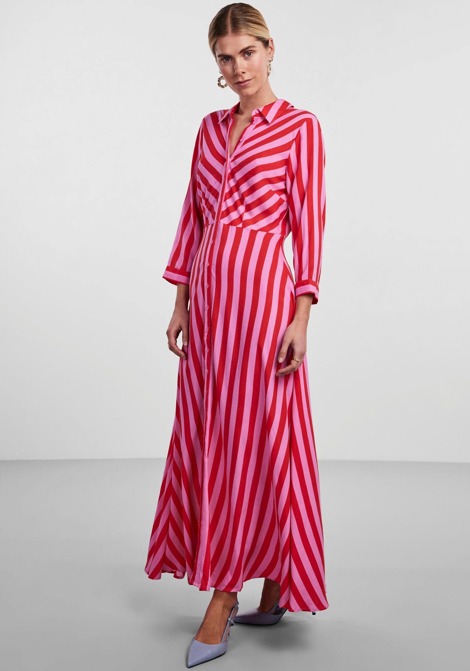 Y.A.S Hemdblusenkleid YASSAVANNA LONG SHIRT DRESS günstig online kaufen