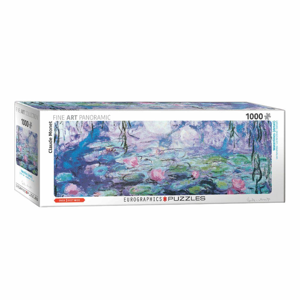 EUROGRAPHICS Puzzle Seerosen von Claude Monet, 1000 Puzzleteile