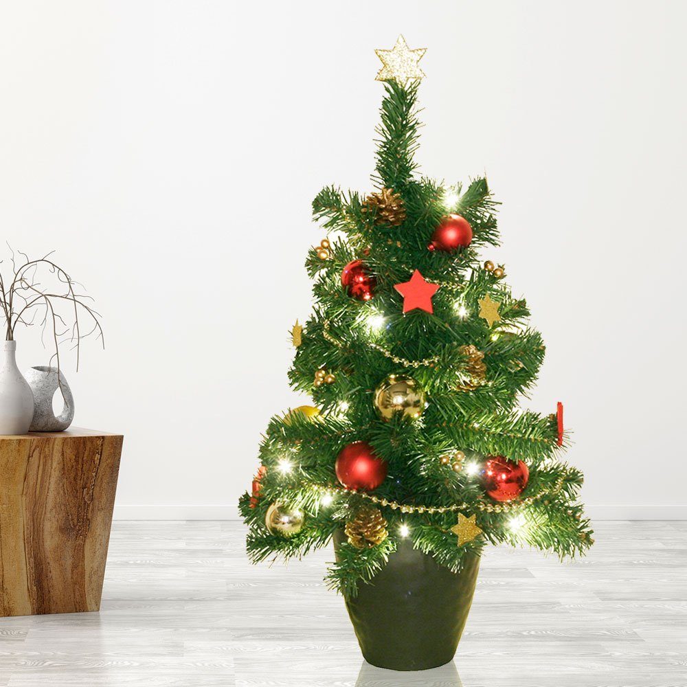 LED Baum, LED Weihnachts Tannen Baum Deko Flur Lampe XMAS