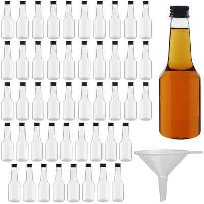 Belle Vous Aufbewahrungsdose Wiederverwendbare Schnapsflaschen (48er-Pack) 100ml, Reusable Schnapps Bottles (48-Pack) 100ml