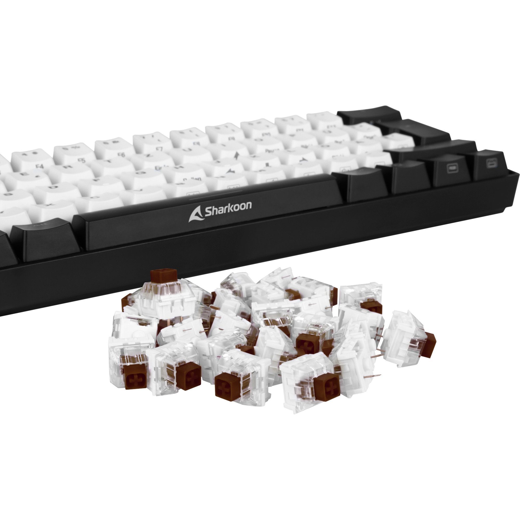 Sharkoon Tastatur-Tastenkappen Sharkoon Kailh Box Brown Switch-Set