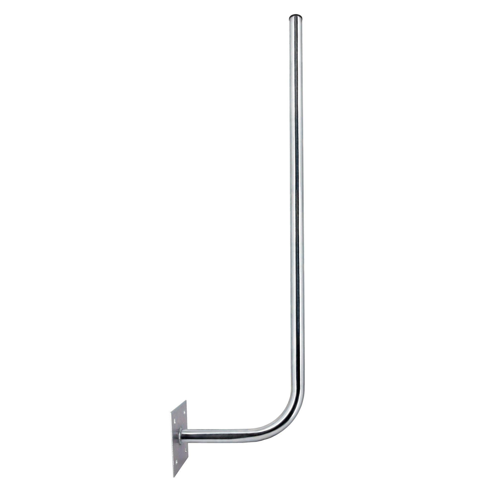 PremiumX SAT-Halterung 30cm Wandhalter 120cm Mast Ø 38mm Stahl Wand Halterung