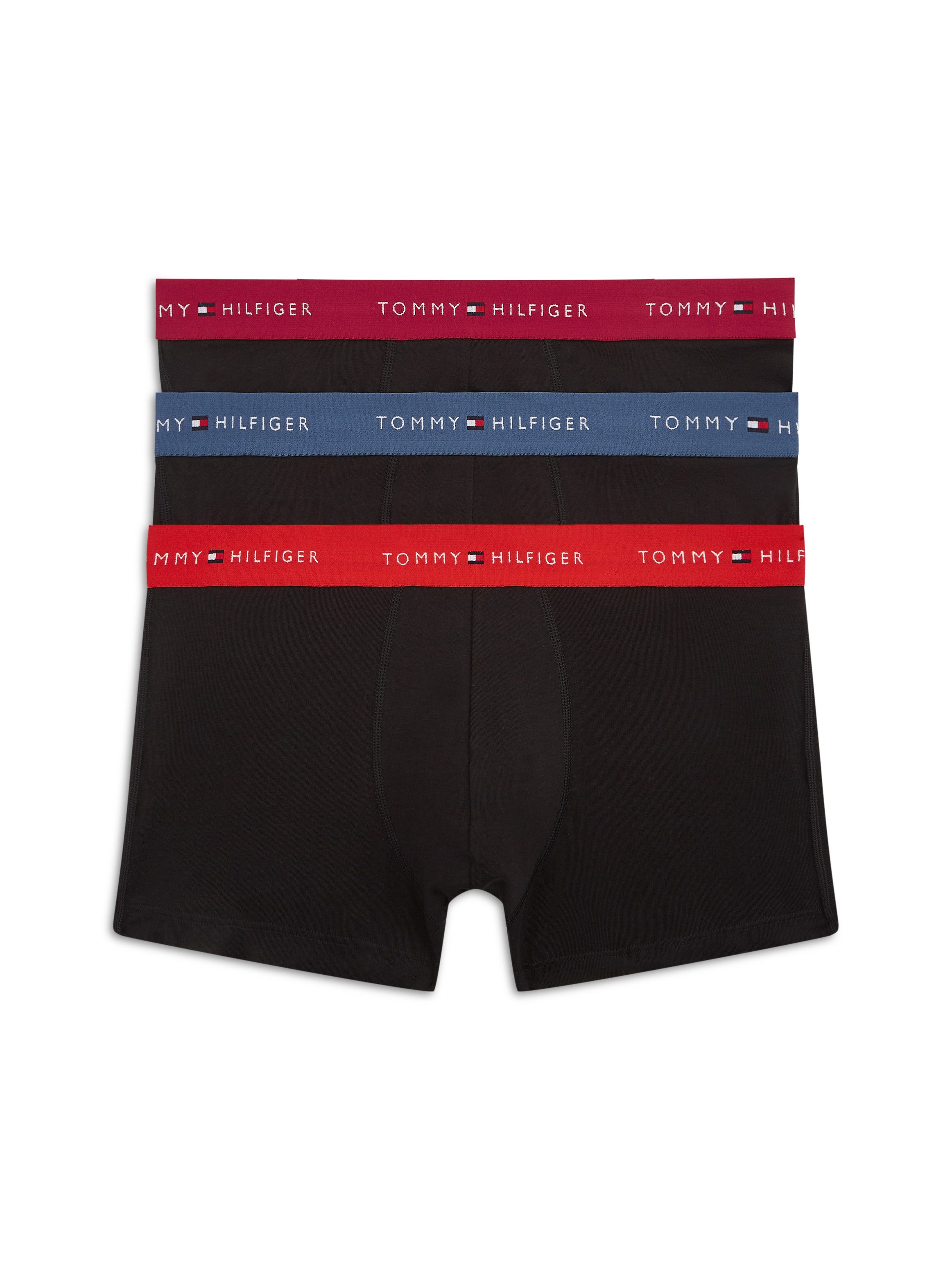 Tommy Hilfiger Underwear Trunk (3-St) Körpernahe Passform mit elastischem Bund