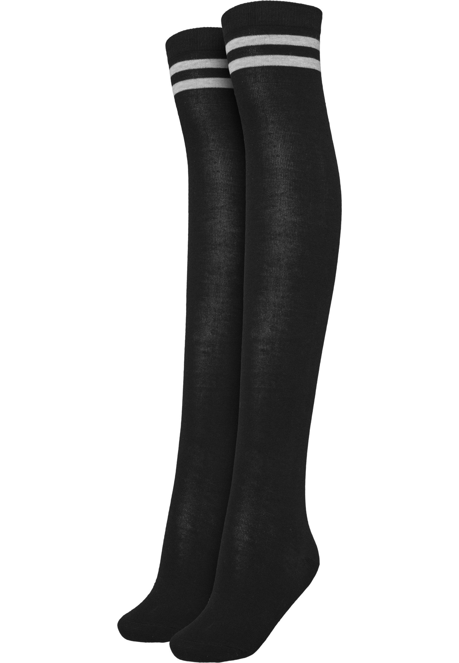 URBAN CLASSICS Strümpfe Urban Classics Accessoires Ladies Overknee Socks 2-Pack (1-Paar)