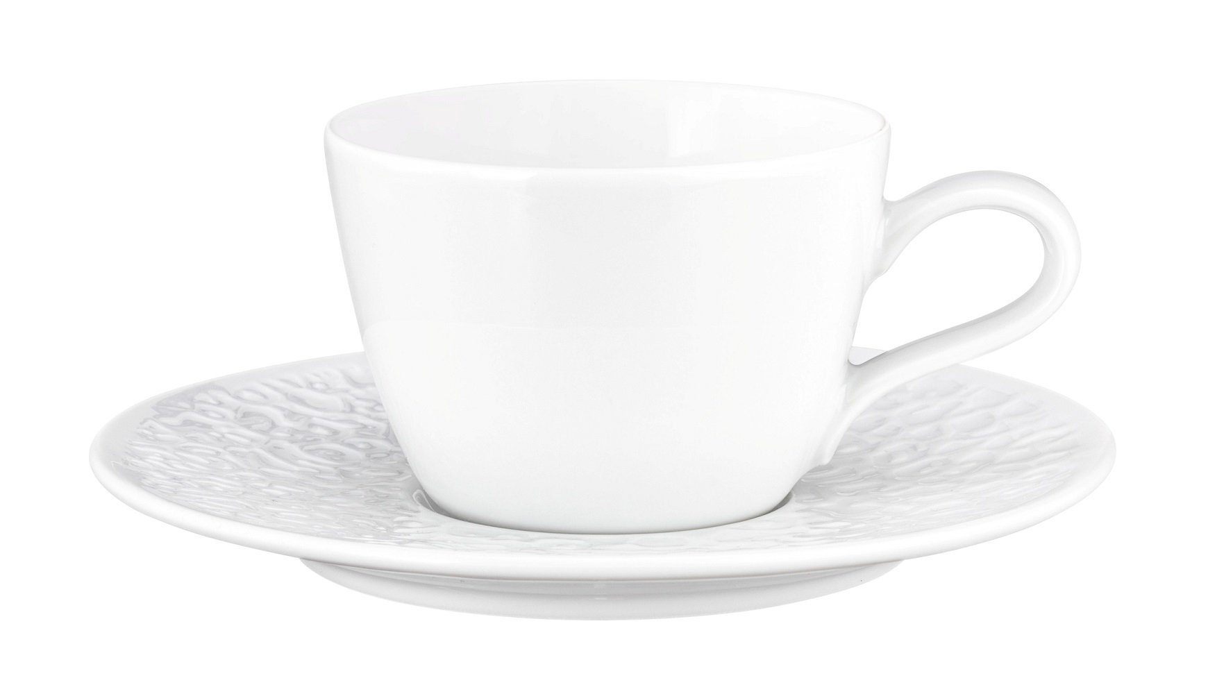 Seltmann Weiden Becher Seltmann Weiden Kaffeeobertasse weiß 0,24 l, Nori-Home Porzellan