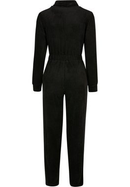 URBAN CLASSICS Jumpsuit Urban Classics Damen Ladies Velvet Rib Boiler Suit (1-tlg)