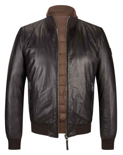 Milestone Lederjacke MSLance Blouson Jacke vereint 2 Куртки in einer