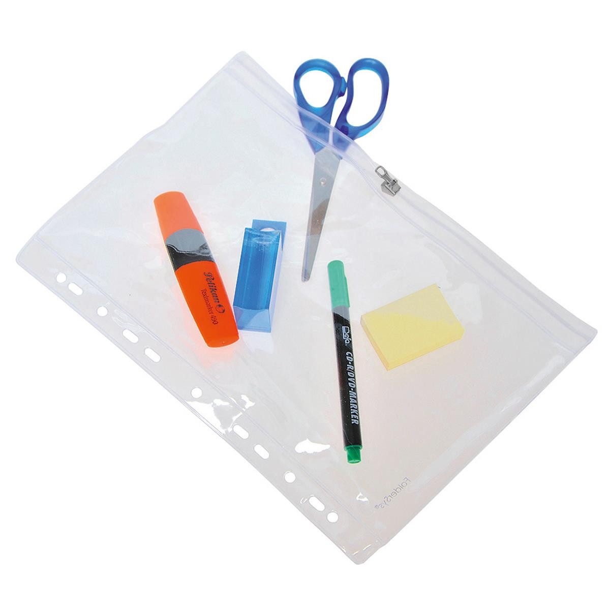 FOLDERSYS Kartenetui 5x FolderSys Sammelhülle 40410-00 213/190x305mm PVC transparent
