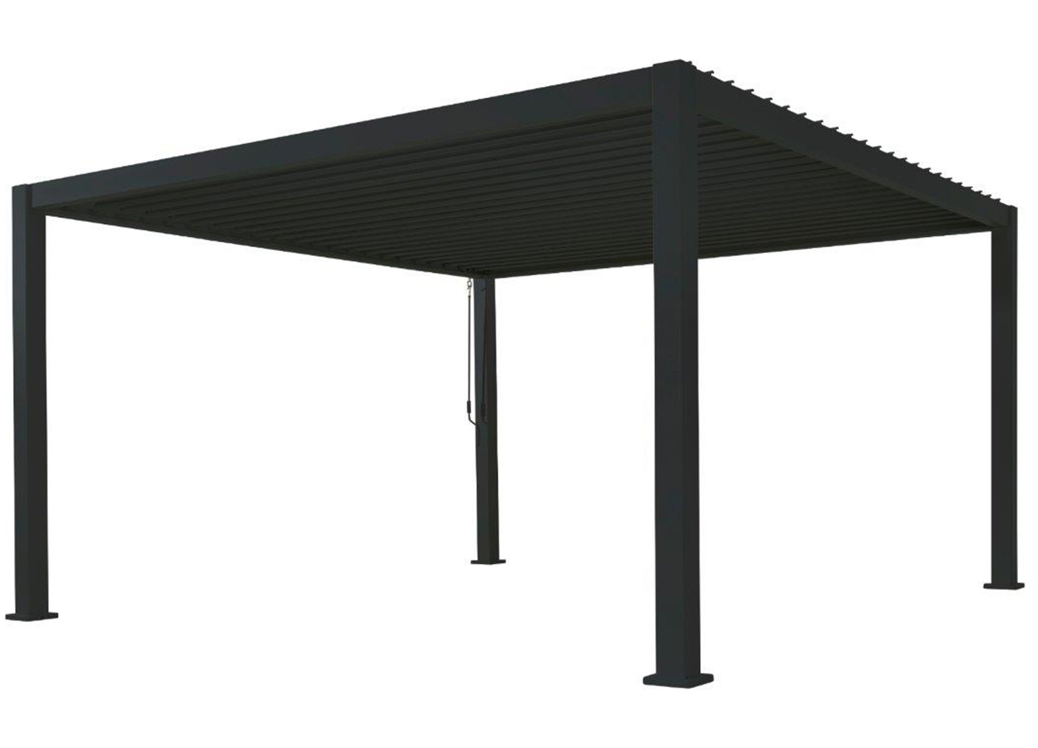 Green Spirit Pergola Lamellendach Pergola MIRADOR 3x4 Deluxe anthrazit