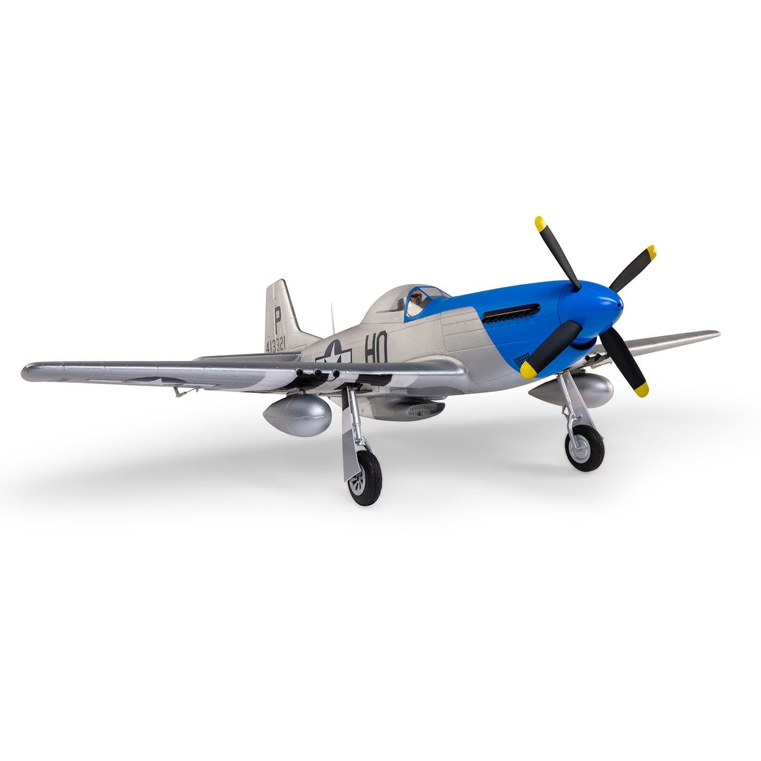 E-flite RC-Flugzeug E-flite P-51D Mustang 1,2m RC Flugzeug mit Smart BNF Basic