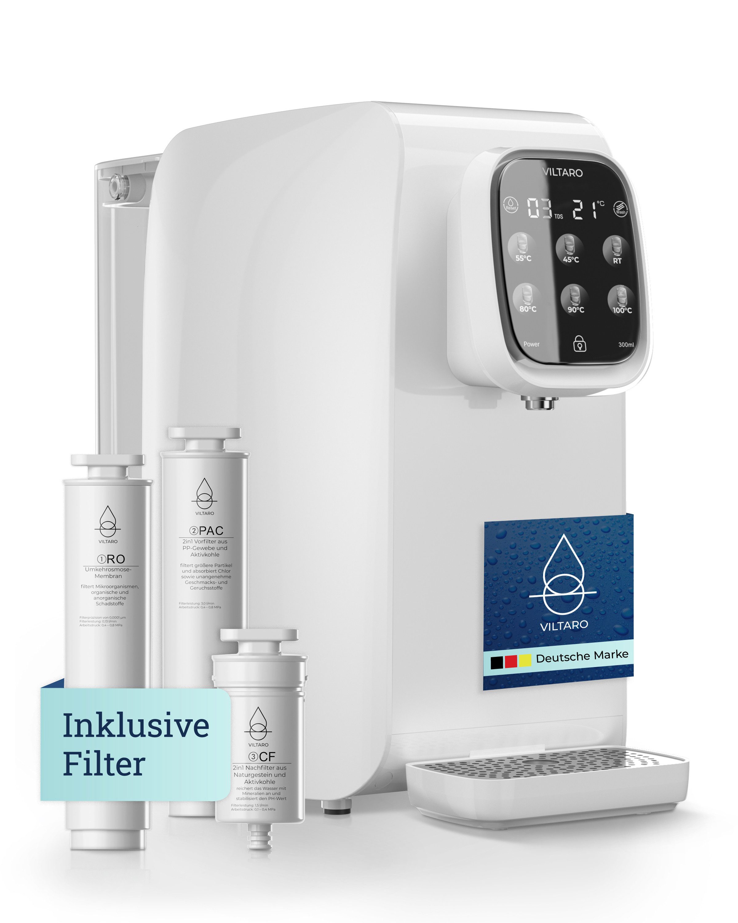 Kalk- und Wasserfilter TARA