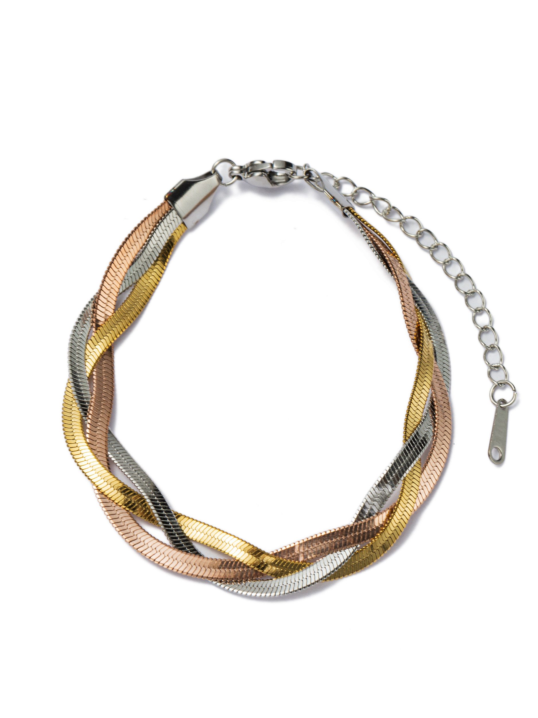 Aniston JEWELRY & WATCHES Armband Schmuck Geschenk Edelstahl Armschmuck Armkette, Made in Germany