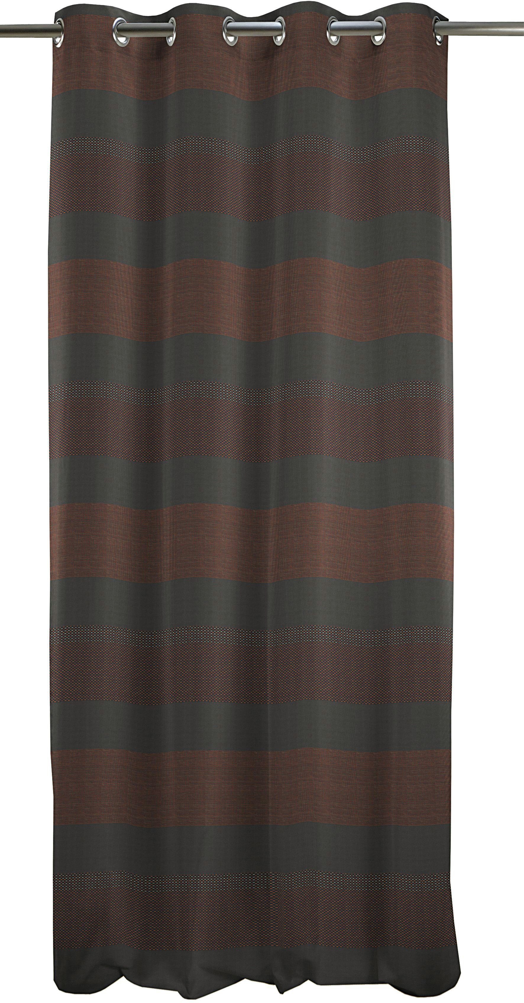 APELT Vorhang Lennox (1 St), Ösen, blickdicht, Jacquard, HxB: 245x140