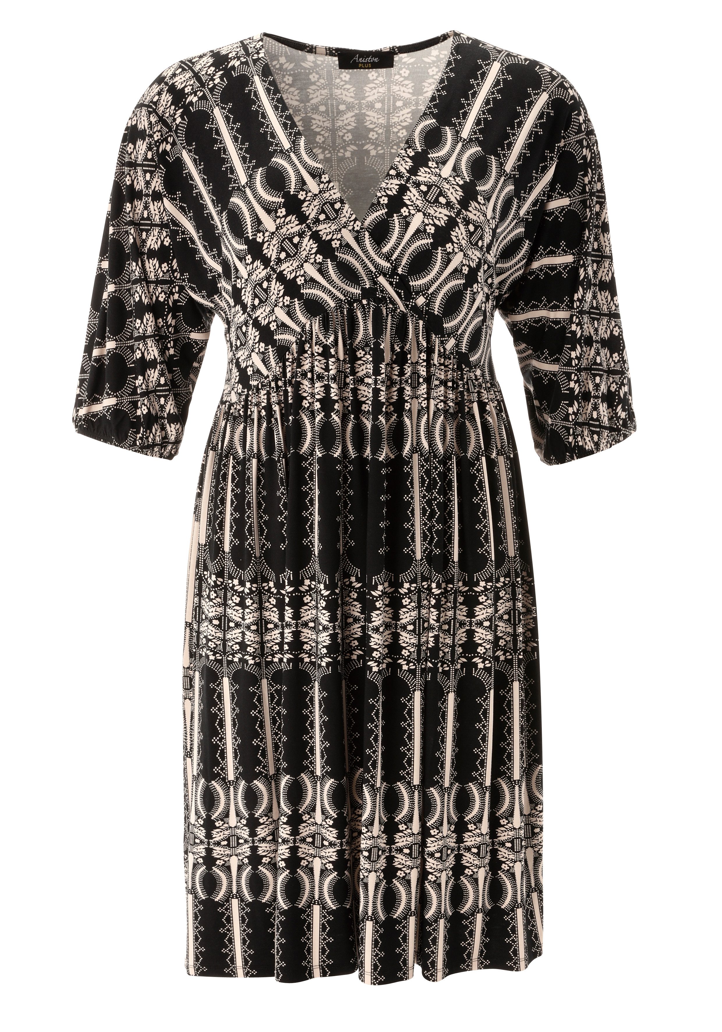 Aniston PLUS Jerseykleid in Wickeloptik