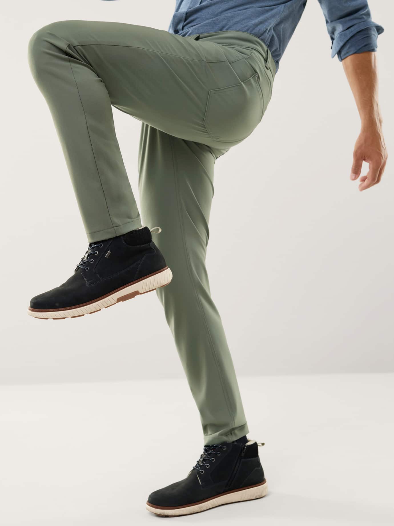 Walbusch 5-Pocket-Hose Herren Modern Fit Five Pocket Hose 360° Stretch knitterfrei, modern, knitterfrei, atmungsaktiv