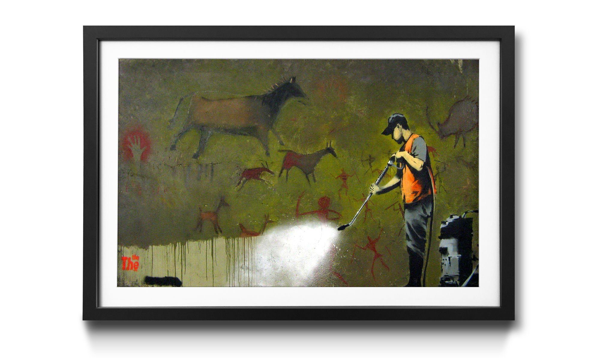Clean Wandbild, in erhältlich Kunstdruck 4 Größen Yourself, WandbilderXXL Banksy,