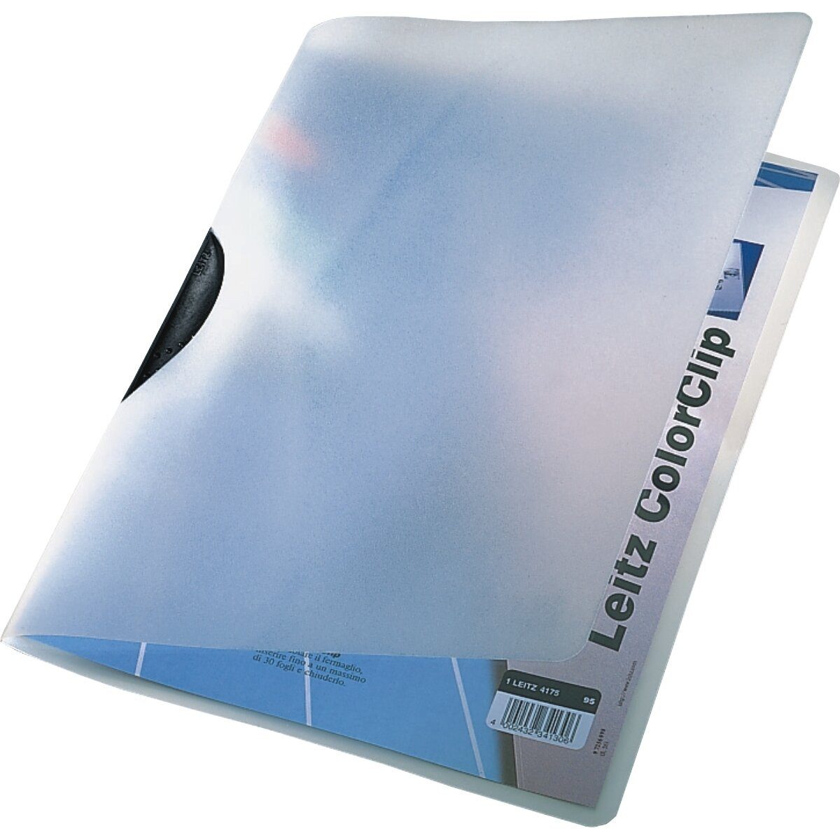 LEITZ Hefter Cliphefter ColorClip A4 ca. 30 Blatt schwarz