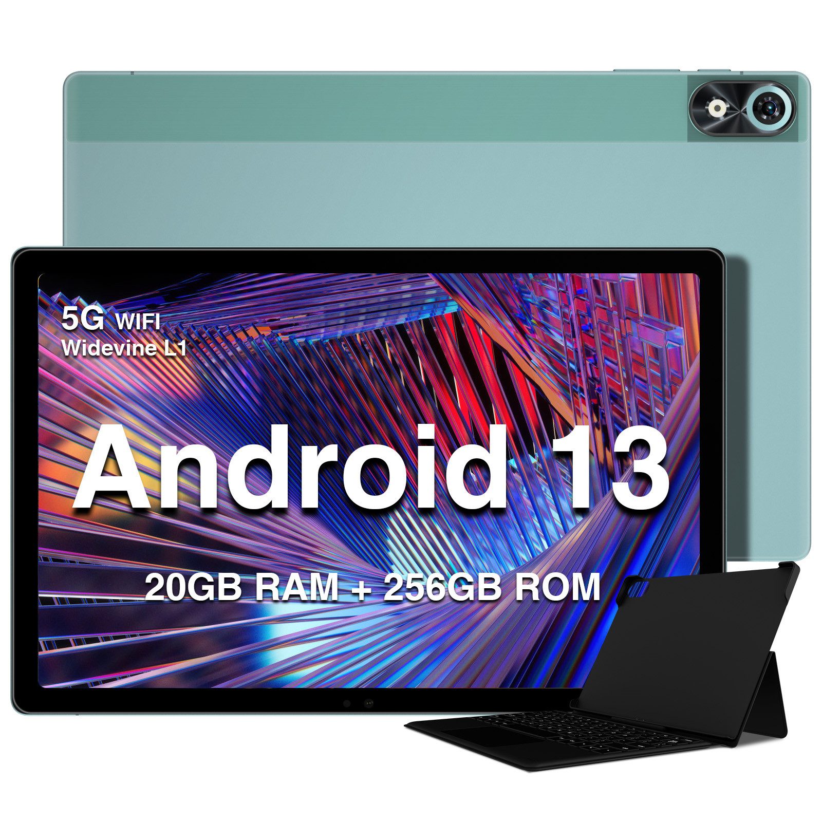 DOOGEE T10PLUS Tablet (10.5", 8 GB, 10.51" IPS 2K, 8GB+256GB, Android 13, Widevine L1, 8250mAh)