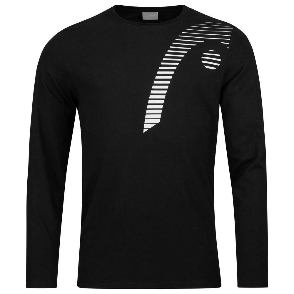 Head Langarmshirt Club Cliff (Baumwollmix) schwarz Herren