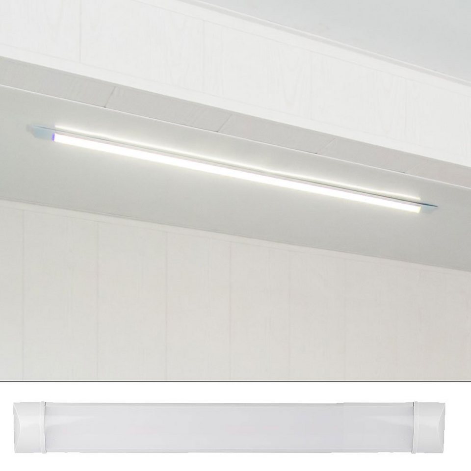 V-TAC LED Deckenleuchte, LED-Leuchtmittel fest verbaut, Kaltweiß,  Tageslichtweiß, LED Decken Lampe Küchen Bade Zimmer Beleuchtung CHIP Unterbau  Leuchte