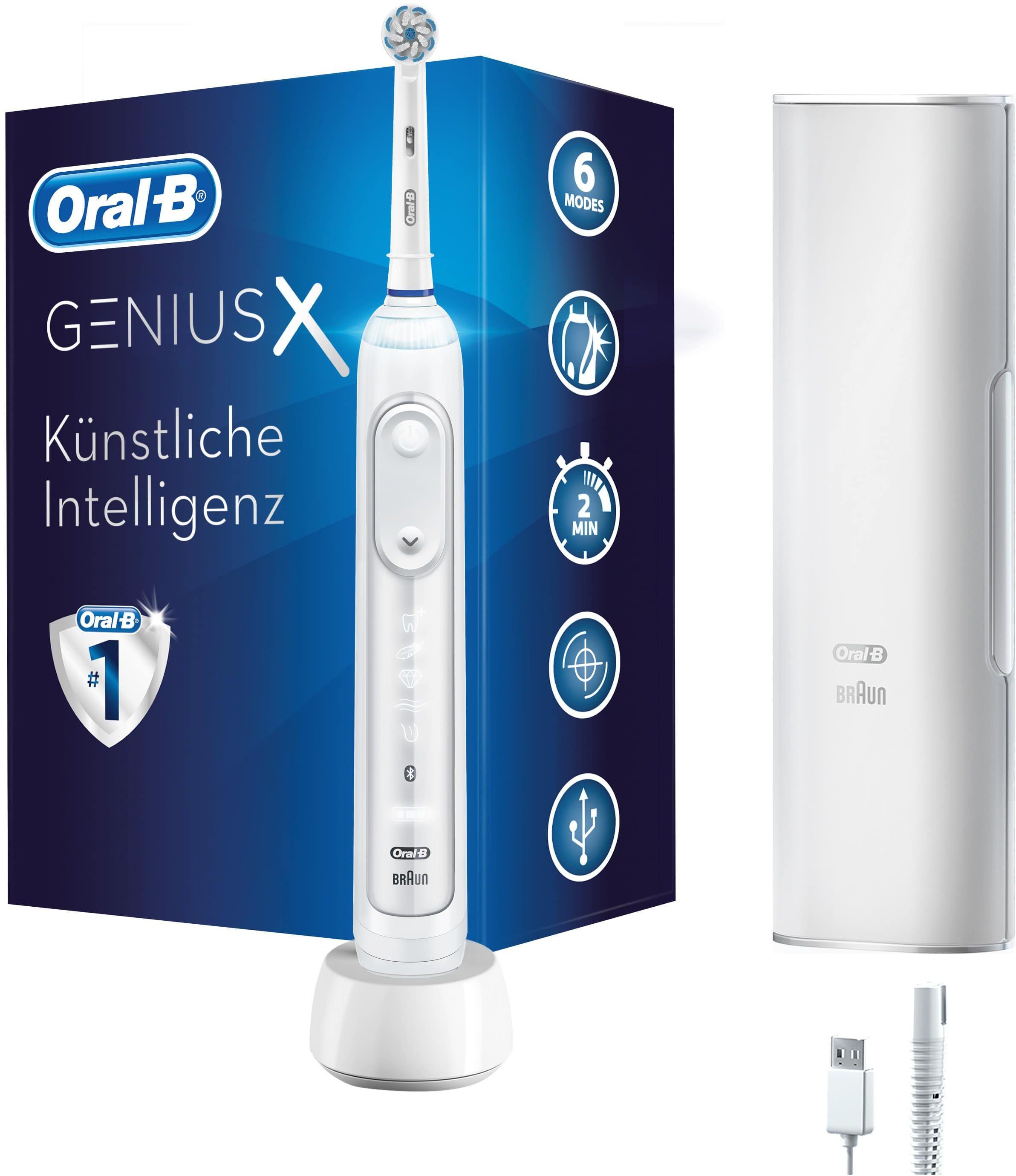 Oral B Elektrische Zahnbürste Genius X 20000N, Aufsteckbürsten: 1 St.  online kaufen | OTTO