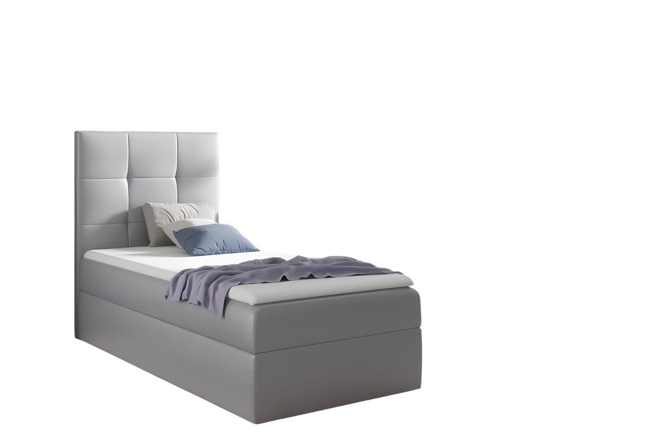 Xlmoebel Einzelbett Bett für Jugendzimmer mit modernem Design, Bettgestell mit Bettkasten (1-tlg., Bett), Hergestellt in Europa