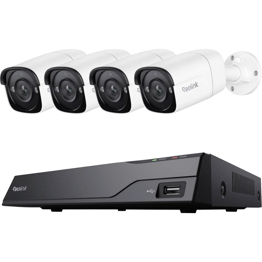 Reolink Überwachungskamera Reolink NVS8-5MB4 NVS8-5MB4 Kabelgebunden, WLAN IP-Überwachungs-Set
