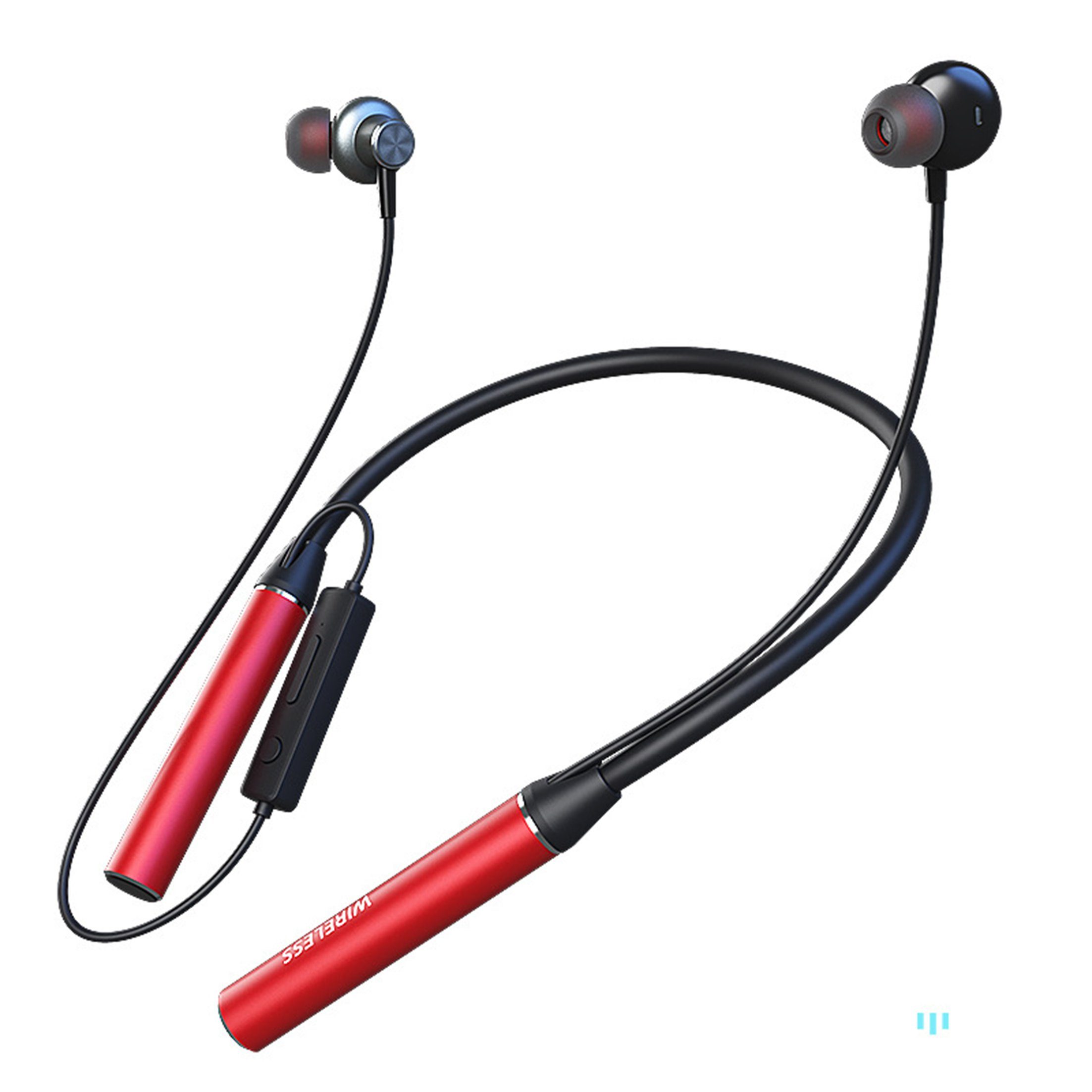 Diida In-Ear-Kopfhörer,Kabellose Kopfhörer,Sport-Kopfhörer am Hals,Bluetooth Bluetooth-Kopfhörer (Bilaterales Stereo, drahtlos, Unterstützung TF-Karte)