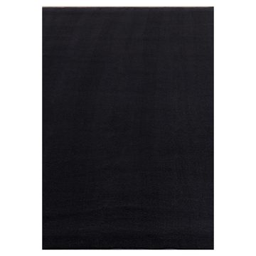Teppich Unicolor - Einfarbig, Teppium, Rechteckig, Höhe: 7 mm, Kurzflor Rund Teppich Anti-Rutsch Rückseite Waschbar Flauschiger