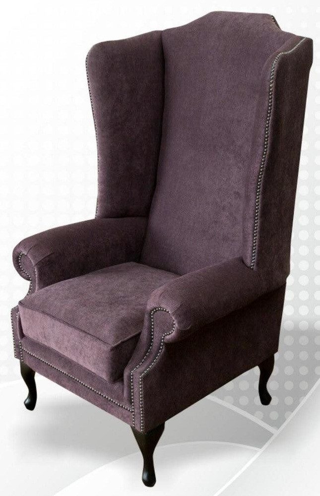 Xlmoebel Ohrensessel Chesterfield Ohrensessel in antikem Rot mit Relaxfunktion (Sessel), Hergestellt in Europa