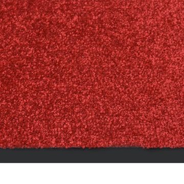 Fußmatte Fußmatte Rot 40x60 cm, vidaXL, Rechteck, Höhe: 0 mm