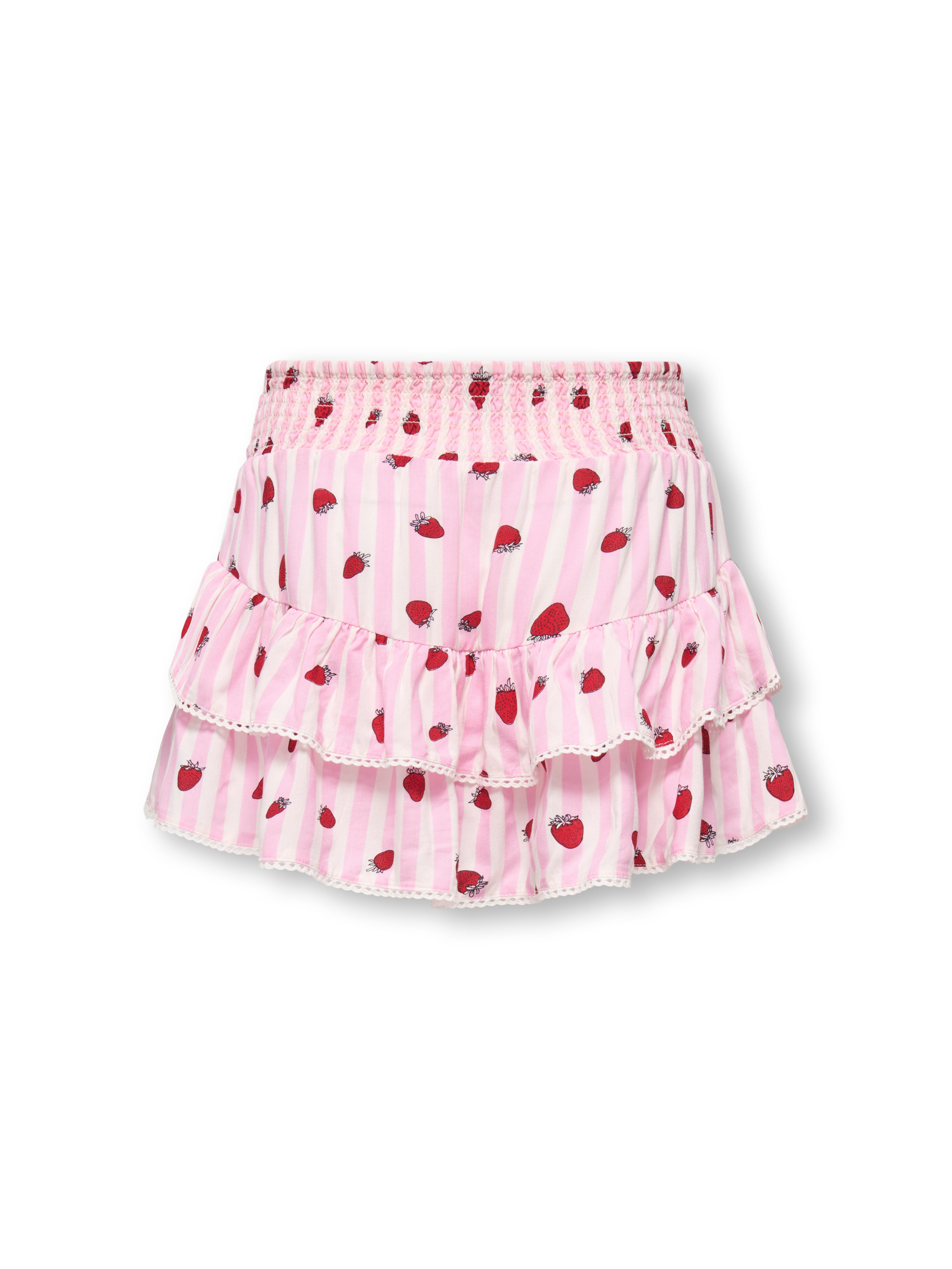 KIDS ONLY Sommerrock KOGGLOW LIFE TAPED EDGE SKORT AOP WVN (1-tlg) mit tollen Volants mit dezenter Spitzenkante