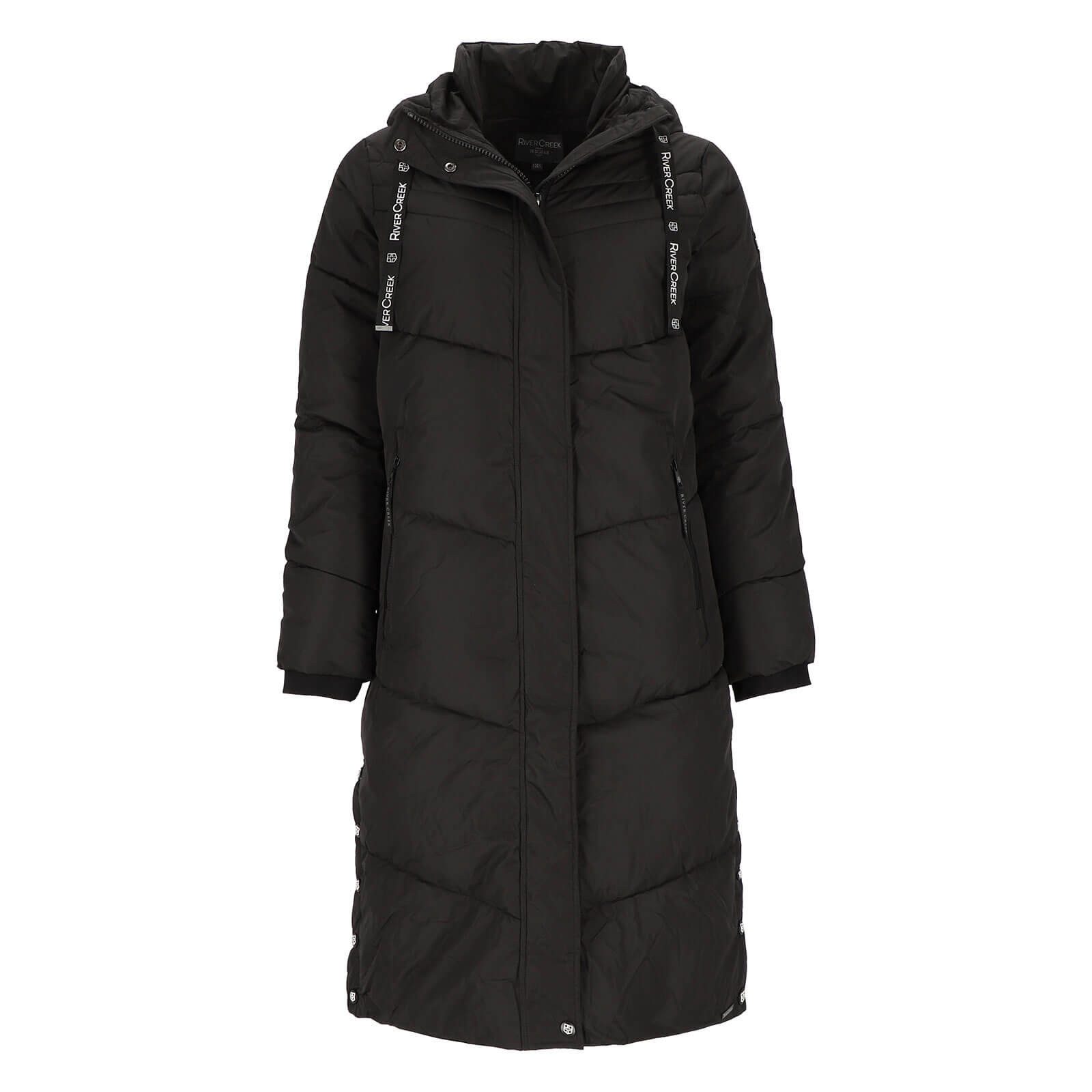 River Creek Steppmantel Damen Mantel gesteppt mit Kapuze - Steppjacke mit S günstig online kaufen