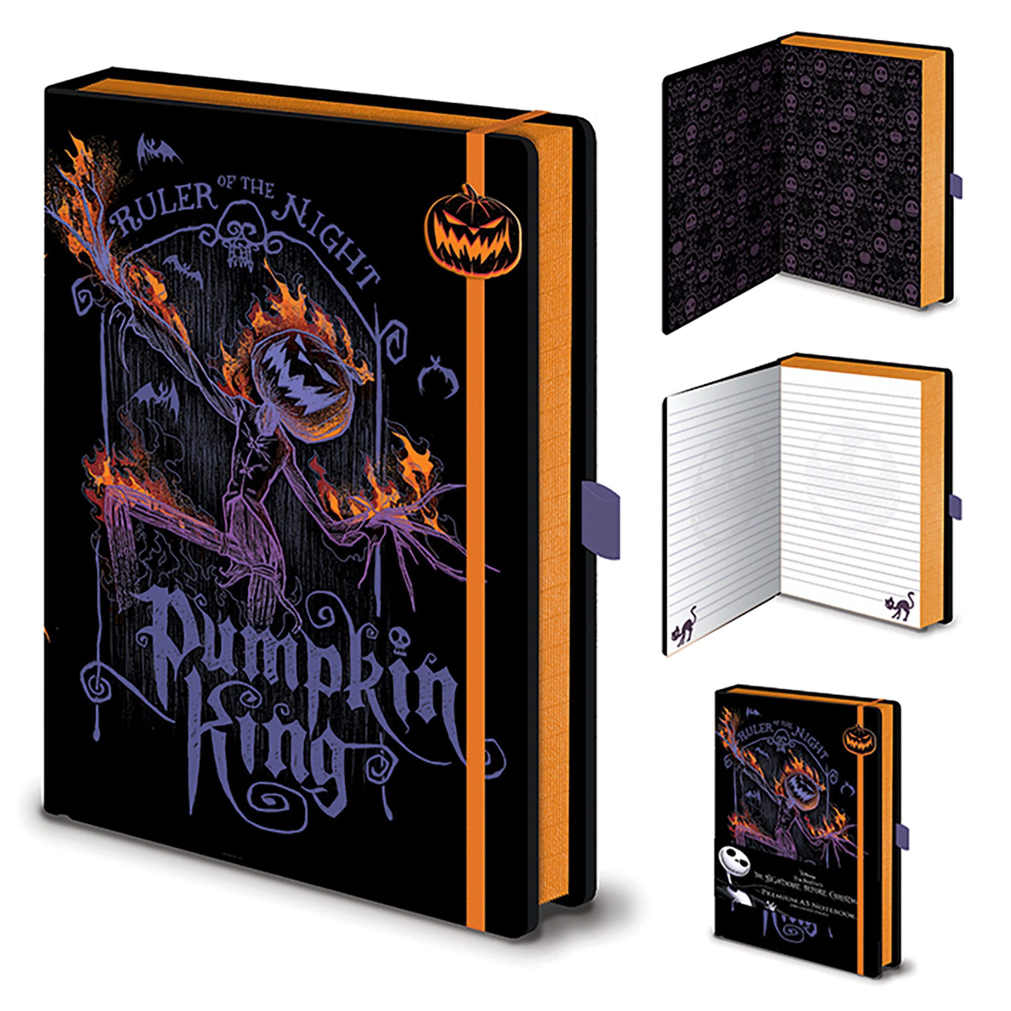 Notizbuch Nightmare Before Christmas - Luxus-Notizbuch - Pumpkin King