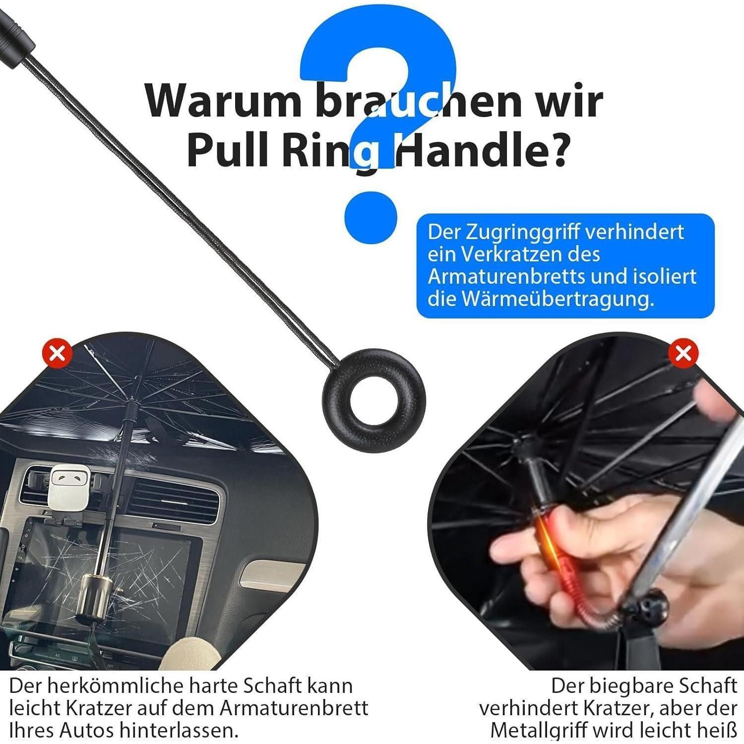 LuxusKollektion Frontscheibenabdeckung Auto Sonnenschutz Frontscheibe UV-Schutz Windschutzscheibe