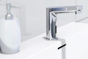Schütte Waschtischarmatur VITAL Wasserhahn mit Sensor, Mischbatterie, Waschbecken Armaturen in Chrom