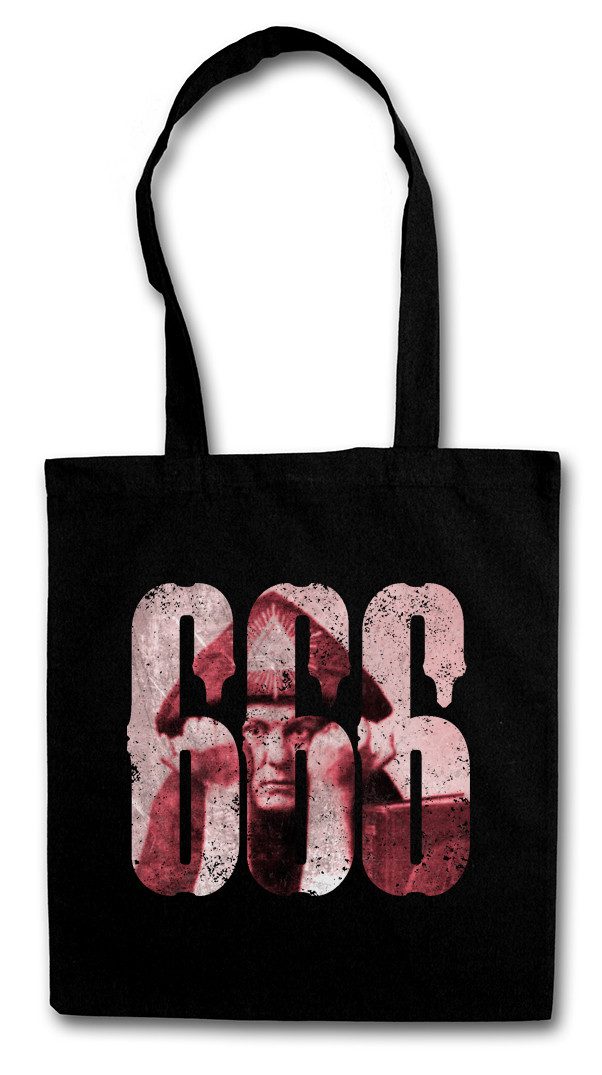 Beuteltasche 666 Aleister Crowley Stofftasche Number Of The Beast OTO Satanic