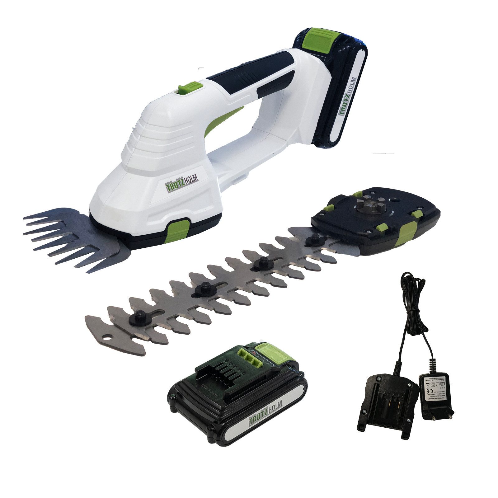 TRUTZHOLM Akku-Gras- und Strauchscherenset 20 V 2-in-1 inkl. 2.0Ah Akku 10 günstig online kaufen