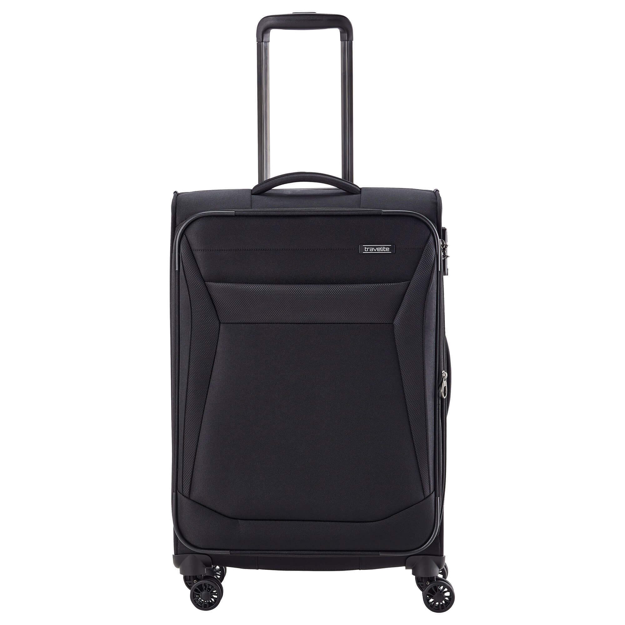 travelite Trolley Chios - 4-Rollen-Trolley M 67 cm erw., 4 Rollen