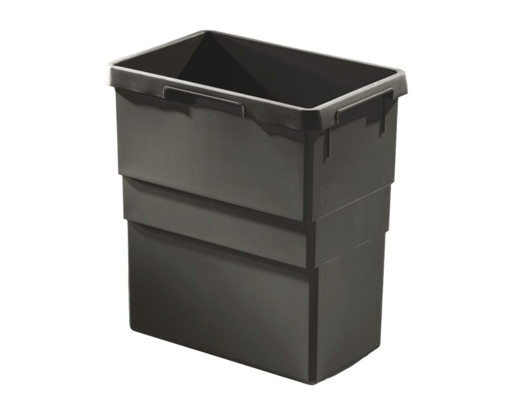 Hailo Mülleimer Hailo Inneneimer 1137679 dunkelgrau 30 Liter 397 x 258 x 413 mm