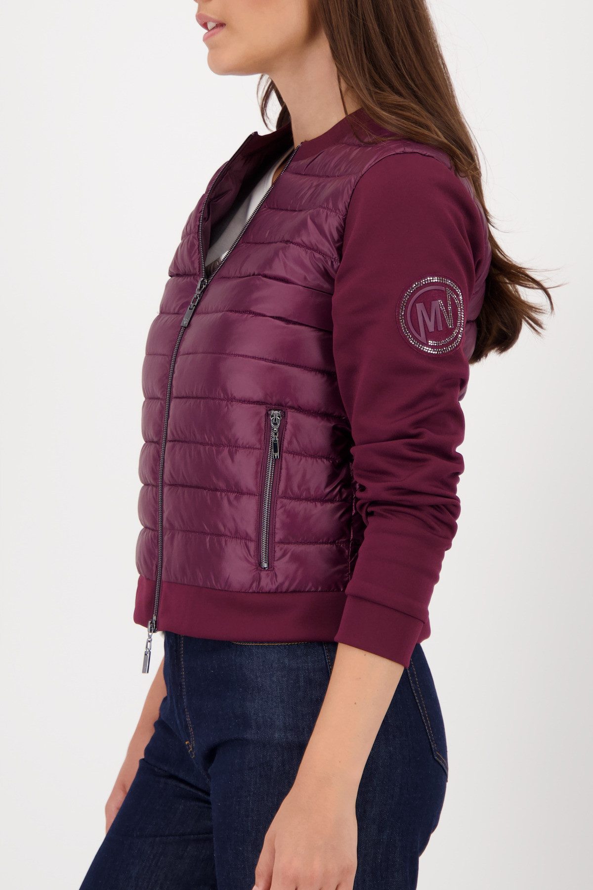 Monari Steppjacke Jacke Stepp + Neopren Regular fit mit Rundhalsausschnitt günstig online kaufen