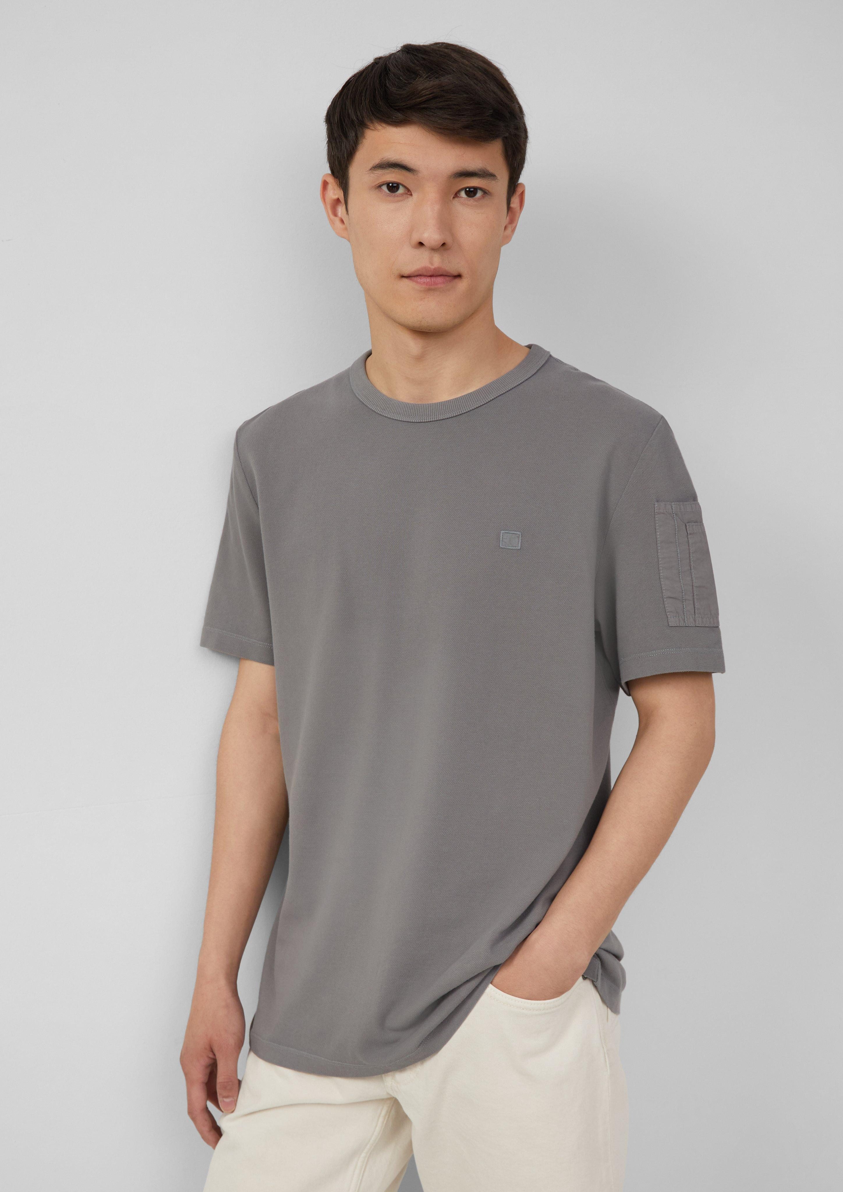 s.Oliver Kurzarmshirt T-Shirt aus Piqué mit günstig online kaufen