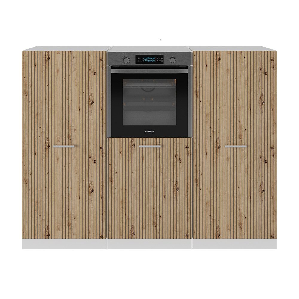 Vicco Küchenzeile R-Line, Artisan Eiche/Weiß, 180 günstig online kaufen