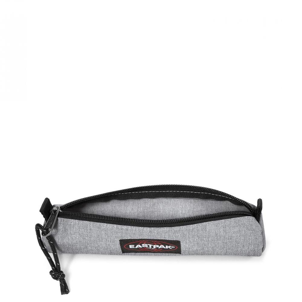 Eastpak Federmäppchen SMALL ROUND SINGLE, Sunday Grey (grau), kleine runde Federmappe, Federtasche