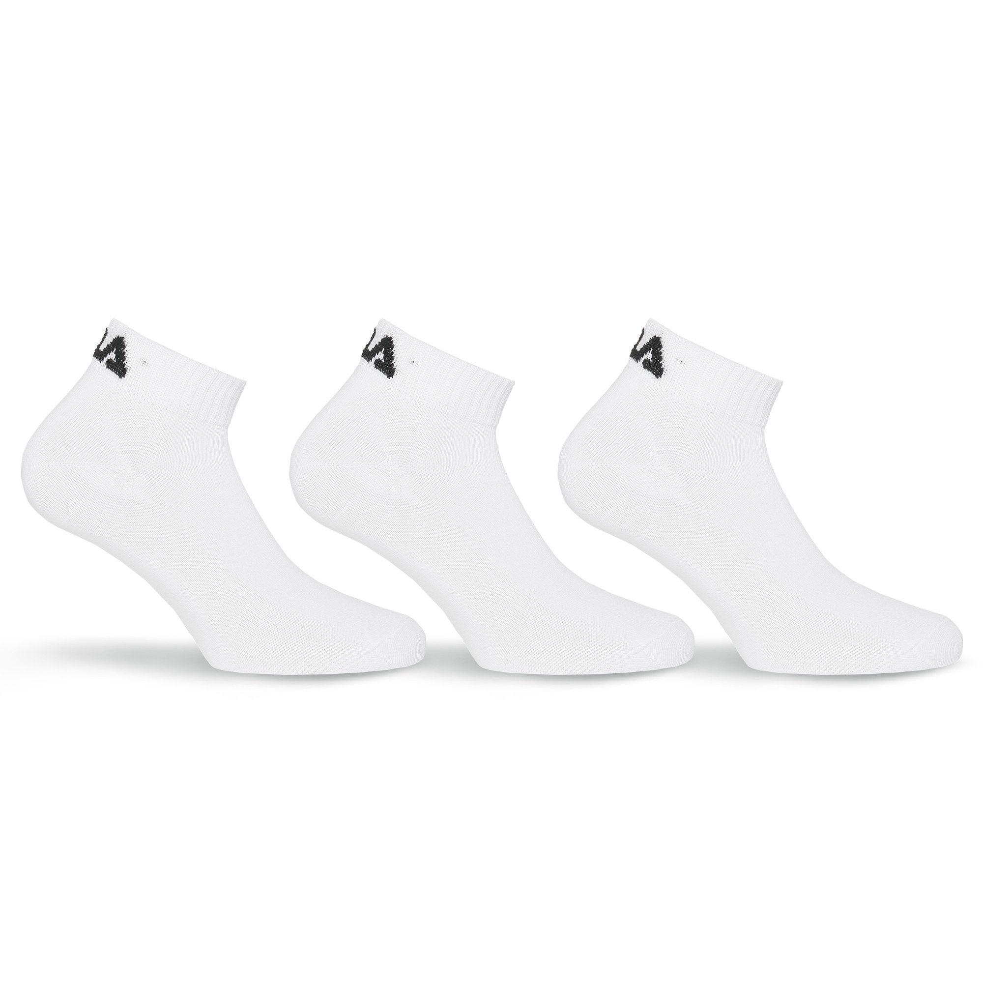 Fila Kurzsocken UNISEX INVISIBLE PLAIN SOCKS (3-Paar) mit Logostickerei