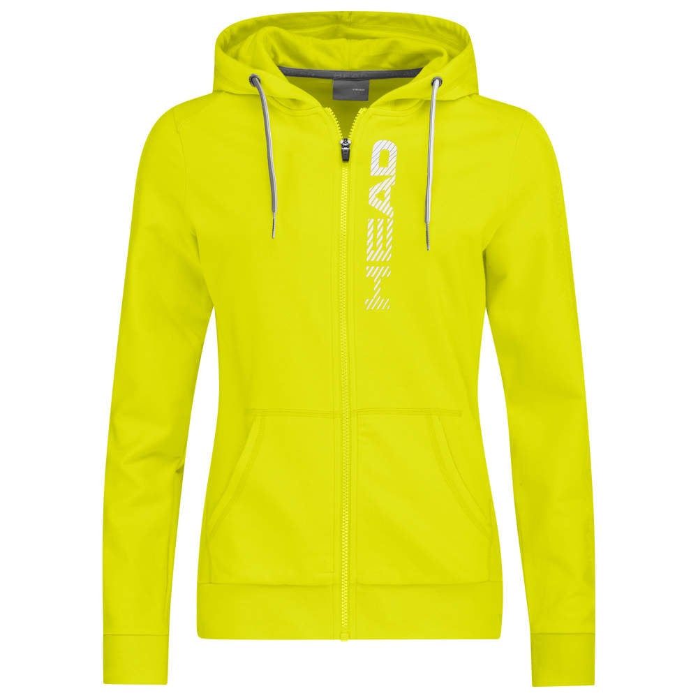 Head Kapuzenpullover Kapuzenjacke (Hoodie) Club Greta (Baumwollmix) gelb Damen
