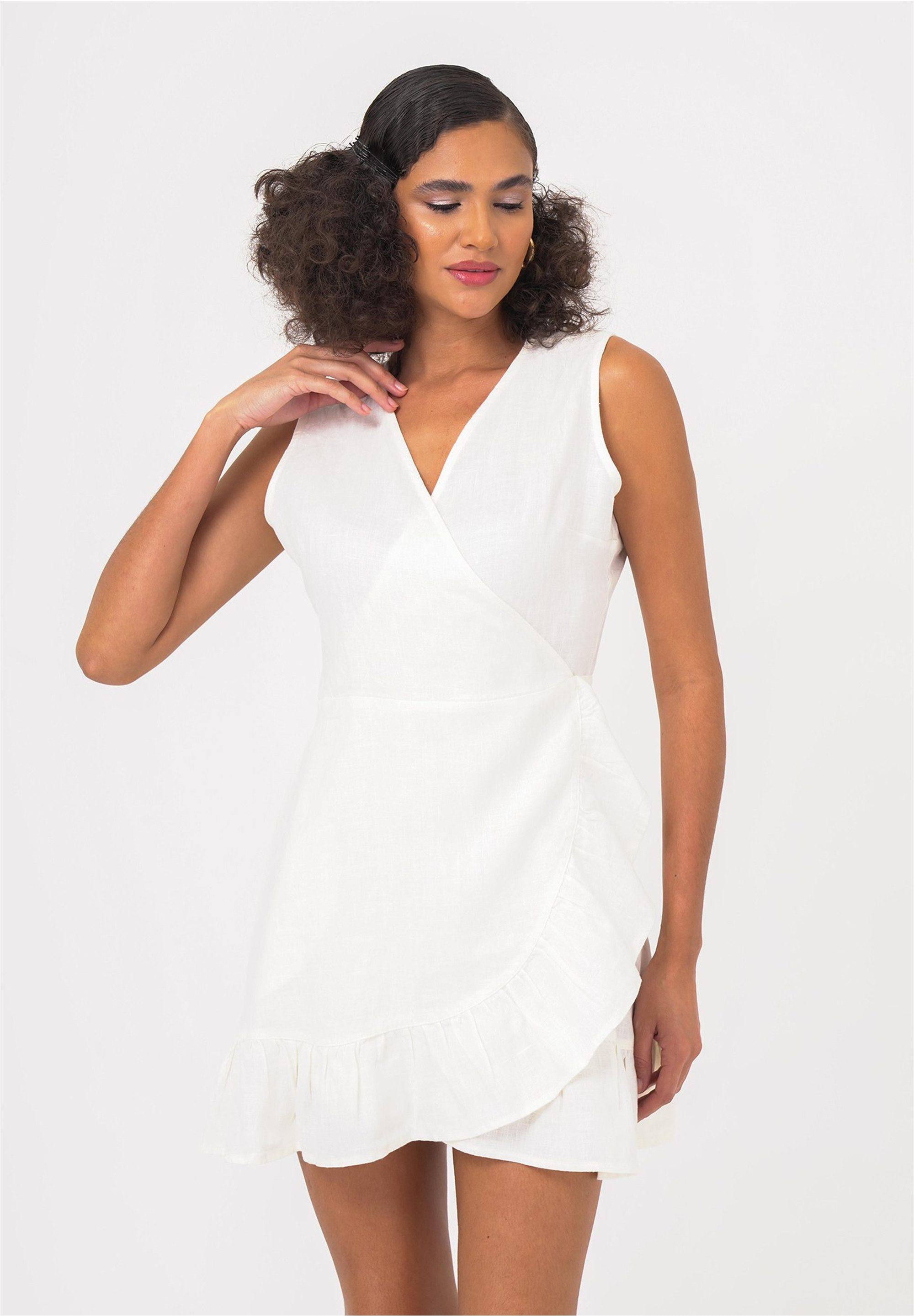 freshlions Jerseykleid Mailinda (1-tlg) im eleganten Wickel-Design