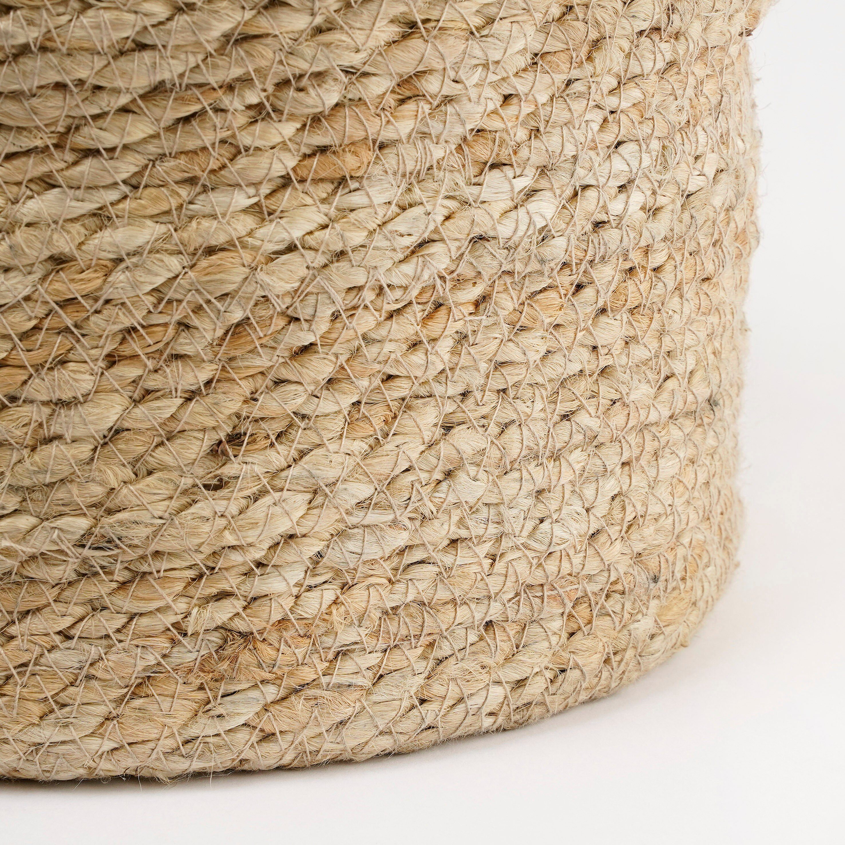 Mica Decorations Blumentopf Mica Decorations Atlantic Korb creme Satz von 2 - h26xd30cm