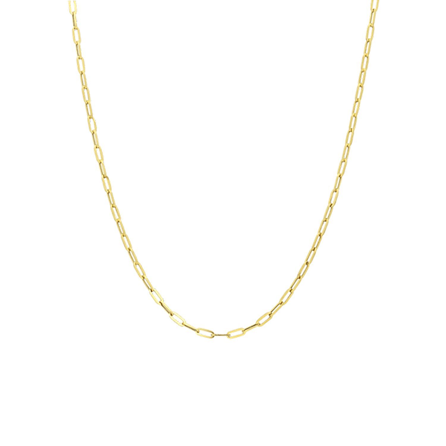 LUCARDI Gliederkette Halskette - 375 Gold - Gold - Damen